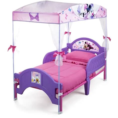 Disney Minnie Mouse Bow Tique Convertible Toddler Bed Vigshome