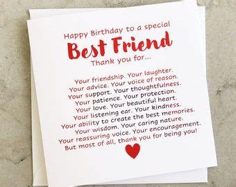 Bestie Birthday Card Birthday Card For Best Friend Etsy Best Friend Cards Birthday Cards