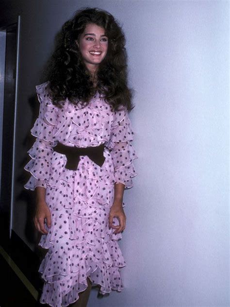 Celebrity Fashion Style 1980s Pics Brooke Shields 1981