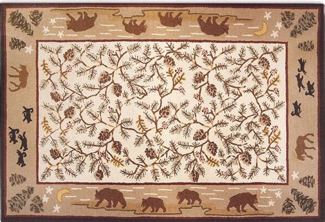 Rustic cabin and lodge area rugs in many rustic designs as well as a variety of sizes. Tahoe Lodge Style Furnishings | Cabin Fever Tahoe - Rugs