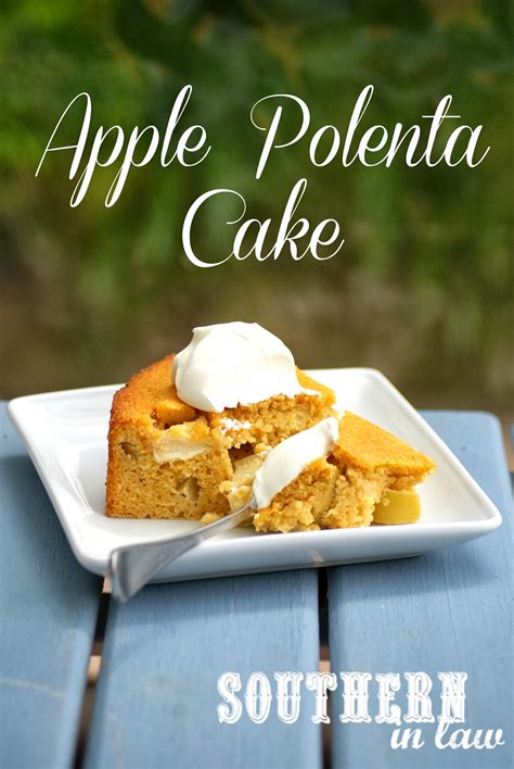 Maybe you would like to learn more about one of these? Southern In Law: Recipe: Apple Polenta Cake with Creme Fraiche