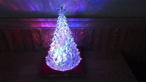 Musical Multi Color Led Acrylic Light Up Christmas Tree 13 8 Songs