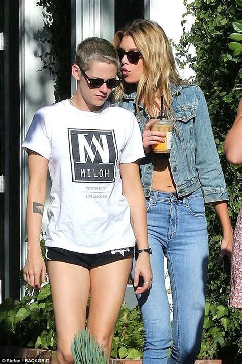 Stella Maxwell Dons Jumpsuit For Date With Kristen Stewart Daily Mail