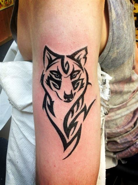 Pin By Erica Morgan On My Ink Im Getting Small Wolf Tattoo Tribal