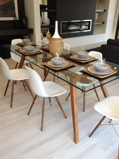 Get the best deals on glass round tables. Top 20 Dining Room Table Set Ideas | Оформление обеденного стола, Стулья для столовой, Украшение ...