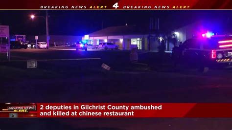 Sheriff 2 Gilchrist County Deputies Killed While Eating At