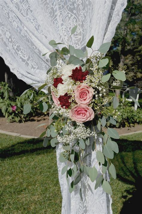Pretty wedding bridal bouquet carnation rose peony artificial silk flowers pink. Pansy Perfect: Bethany & Dan (Wedding)