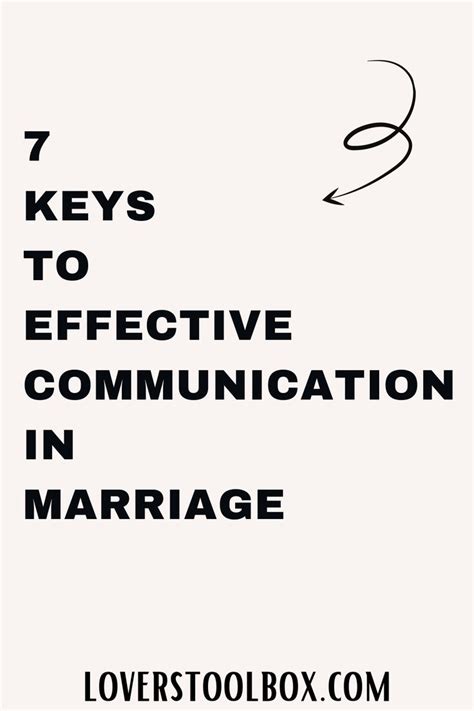 7 Keys To Effective Communication In Marriage Effective Communication