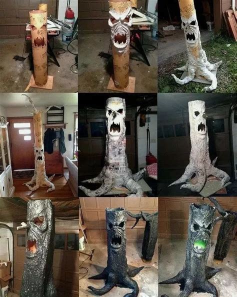 Easy diy scary outdoor halloween decorating ideas 37