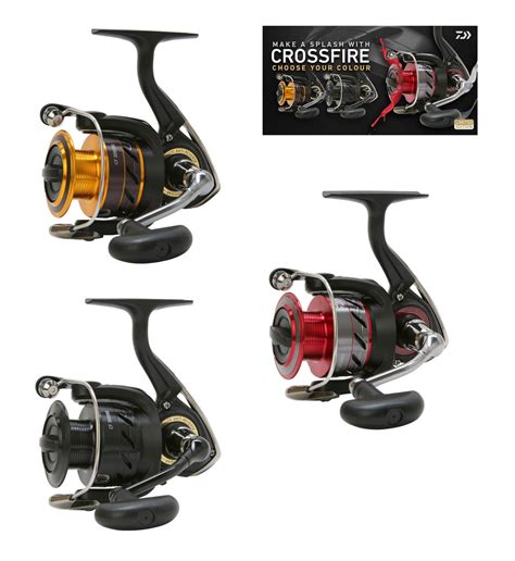 New Daiwa Crossfire Limited Edition Spinning Fishing Reel All Models