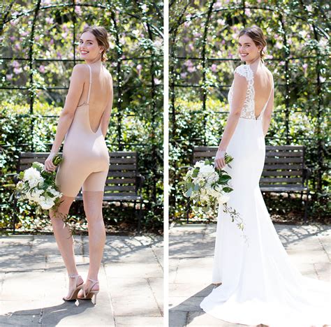 What Do You Wear Under Your Wedding Dress Spanx Has The Support You Need Green Wedding Shoes