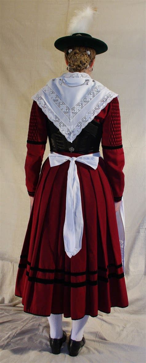 Folkcostumeandembroidery Womens Costume Of Miesbach Region Upper
