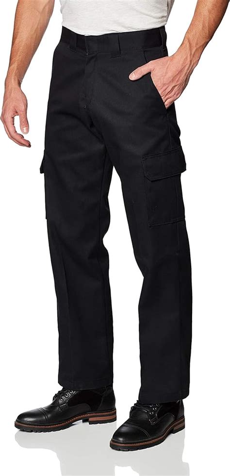 Dickies Mens Relaxed Straight Fit Cargo Work Pant Black 40x34 Amazonca Clothing And Accessories