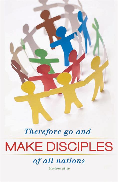 Church Bulletin 11 Missions Make Disciples Pack Of 100 Go