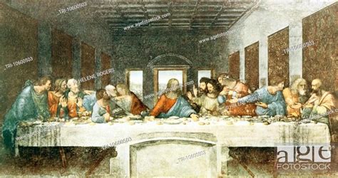 The Last Supper Leonardo Da Vinci 15th Century Mural Painting In Milan