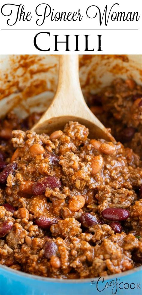 Myrecipes is working with let's move! This hearty chili recipe from The Pioneer Woman has a ...