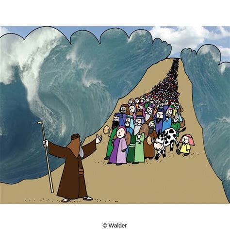 Exodus From Egypt Jews Crossing The Red Sea Walder Education
