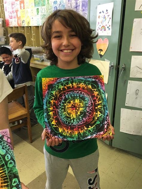 Radial Symmetry Printmaking 4th Grade 4th Grade Art Art Lessons