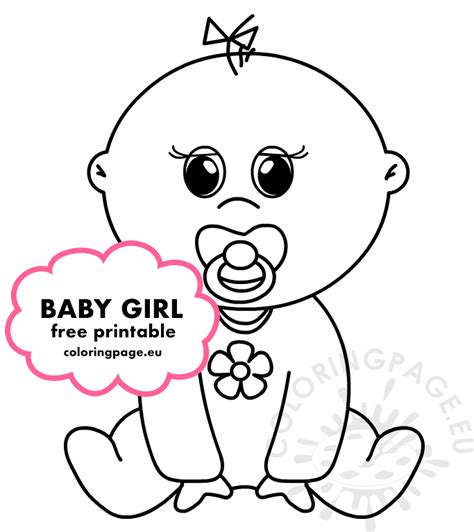 Download Baby Girl Coloring Pages Baby Coloring Pages