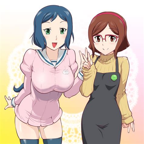 Iori Rinko And Kousaka China Gundam And 1 More Drawn By Ueyama