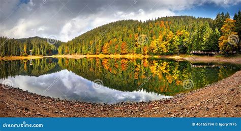 Mountain Lake Stock Photo Image Of Tourism Sinevir 46165794