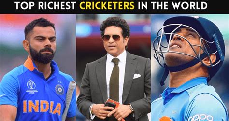 Top Richest Wealthiest Indian Cricketers
