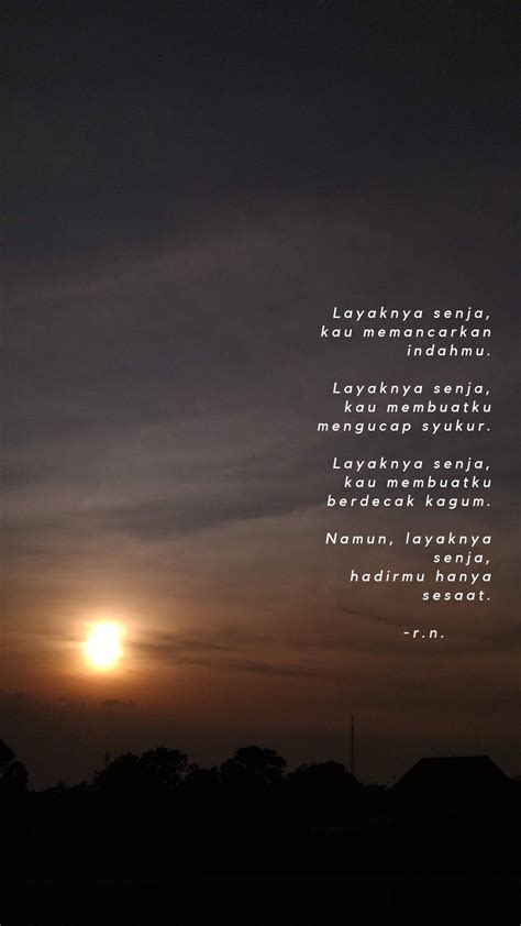 Untuk itu, yukepo bakal kasih kamu referensi quotes bijak agar kamu segera move on dari mantan. Quotes Senja Indonesia ` Quotes Senja di 2020 | Kata-kata indah, Ungkapan romantis, Kutipan terbaik