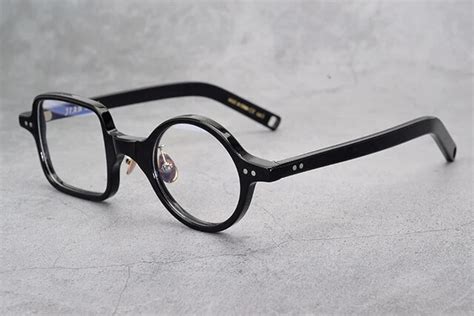 cubojue square round glasses men women acetate eyeglasses men s degree frame man vintage turtle