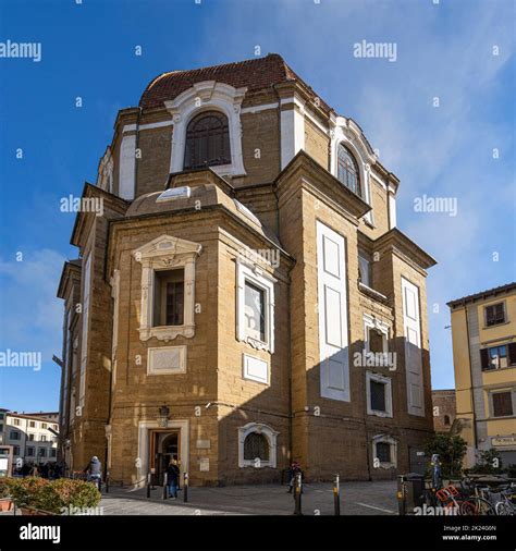 Florence Italy January 2022 Medici Chapels Chapel With Dome Which