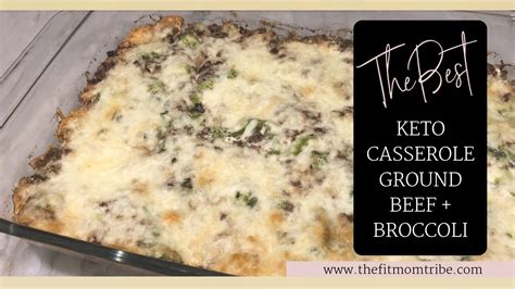 I love them but usually not in a casserole. Keto Casserole Ground Beef // Low Carb Broccoli Casserole ...