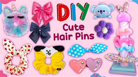 Diy Cute Hair Pins Hairstyles Hair Wrap Scrunchies And More