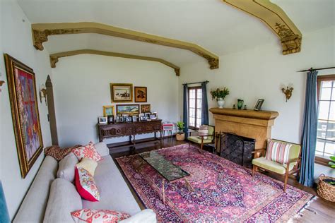 Spanish Beams In The 1935 Spanish Colonial Home An La Vintage Home And
