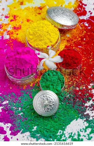 Indian Festival Holi Concept Multi Colors Stock Photo 2131616619