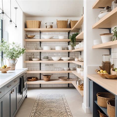 Creative Pantry Shelving Ideas Plank And Pillow