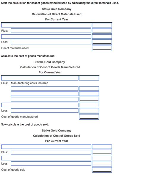 Reduce the cost of materials. Solved: Compute The Cost Of Goods Manufactured And Cost Of ...