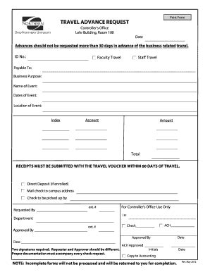 I want to inform that i am leaving for 1 week for my medical treatment. Advance Request Form - Fill Online, Printable, Fillable ...