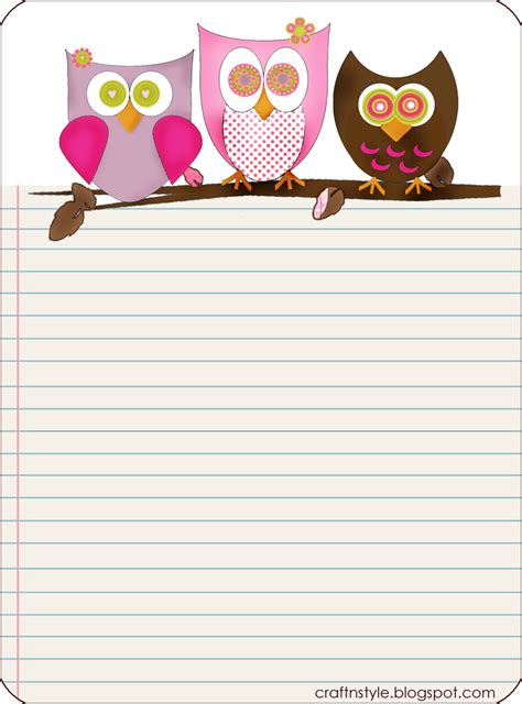 7 Best Images Of Printable Paper Printable Stationary Cute Free