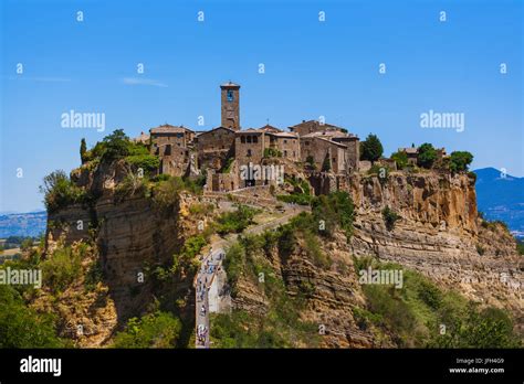 Village Civita Di Bagnoregio In Italy Stock Photo Alamy