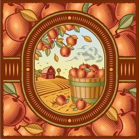 Vintage Harvest Clip Art