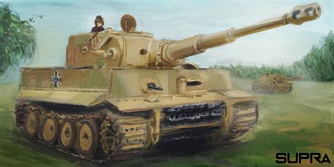 Girls Und Panzer Black Forest Tiger 1 By Supradrawner On Deviantart