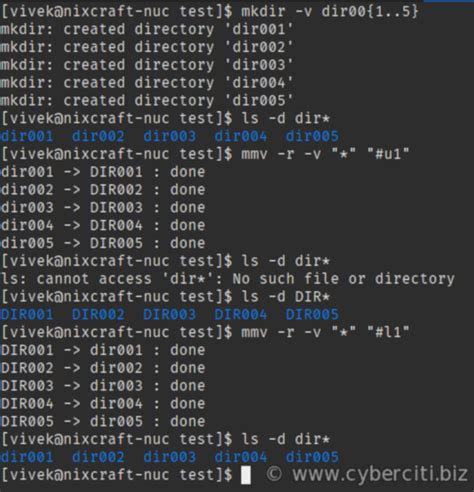 How To Rename Multiple Folders In Linux Using Command Line Nixcraft