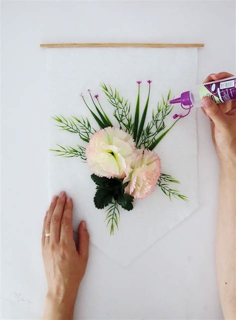 How to make a floral banner flag - Dream a Little Bigger