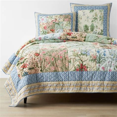 The Company Store Bloom Patchwork Multi Fullqueen Cotton Quilt 51047q