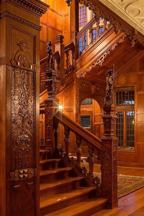 26 Stunning Victorian Stairs Design Ideas With Gothic Style