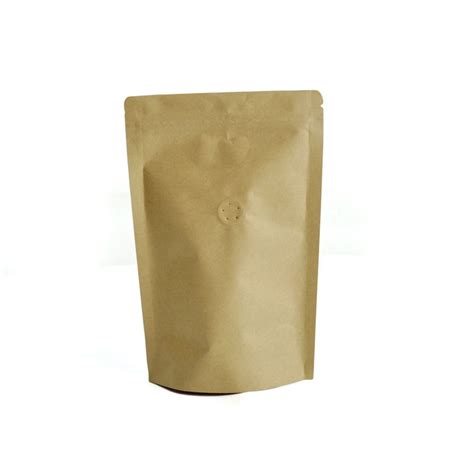 Transparent stand up zipper pouches. Brown Kraft Paper with Aluminium Foil Lamination Stand-up ...