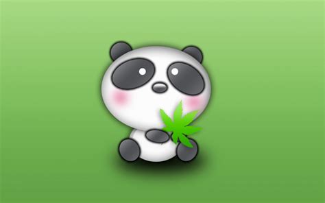 4k Wallpaper Cute Baby Panda Cartoon Wallpaper