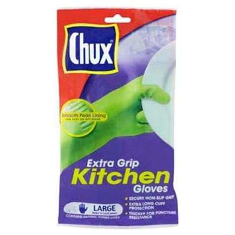 Chux Gloves Extra Grip Large Reviews Black Box