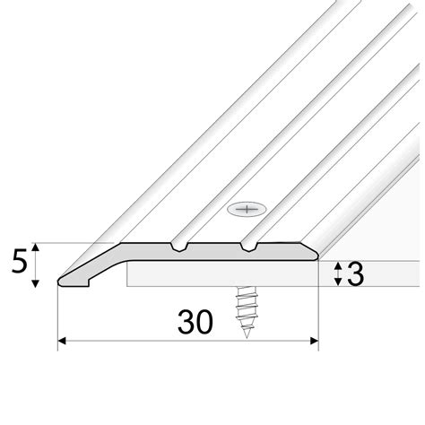 A55 18mm Anodised Aluminium Threshold Trim T Bar Transition Strip For