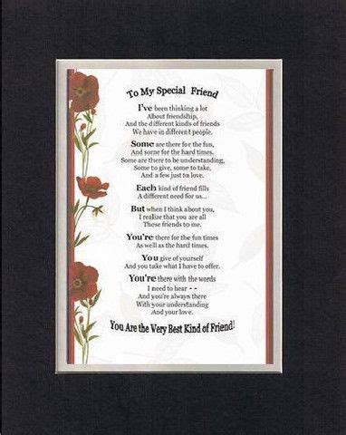 Touching and Heartfelt Poem for Special Friends - To My ...