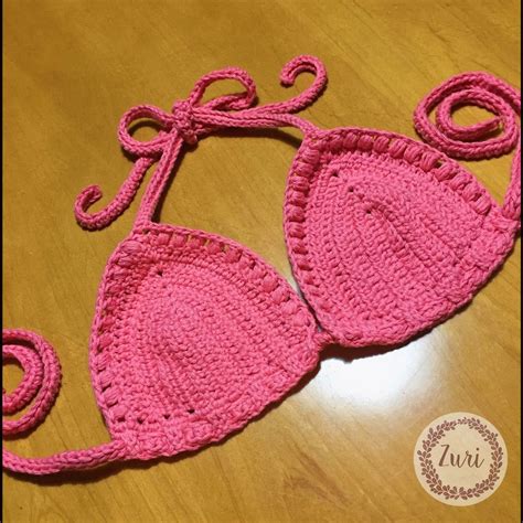 Bikini Tejido A Crochet Ganchillo Handmade Bikinis Tejidas A